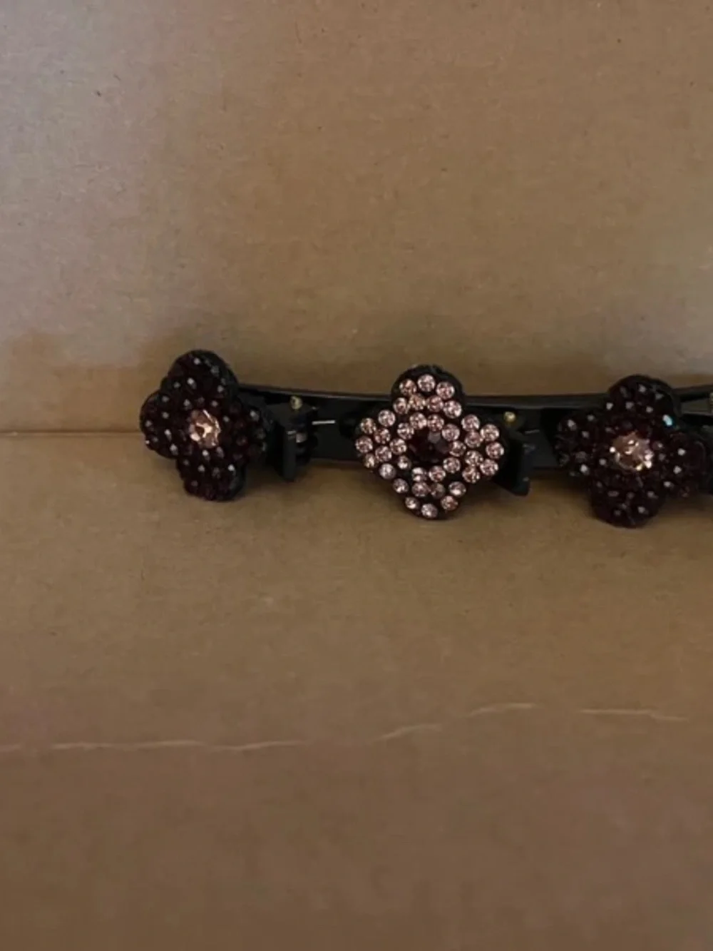 Rsvelte Triple Braided Hair Clip with 3 Small Clips For Women